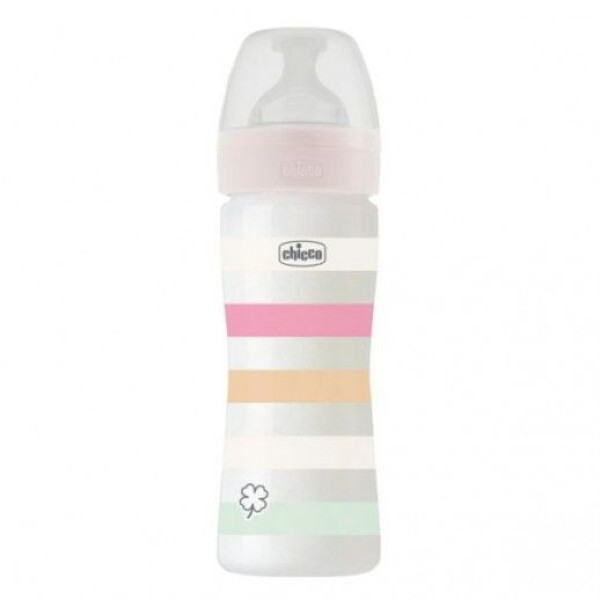 Chicco Biberão Well Being Fluxo Médio Rosa