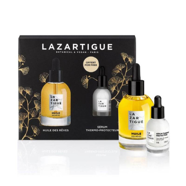 Lazartigue Coffret Óleo Seco Nutritivo 50ml Com Oferta Sérum Protetor 10ml
