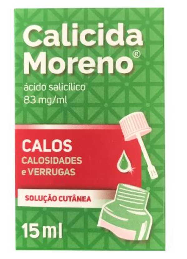 Calicida Moreno  Solução Cutânea 15Ml