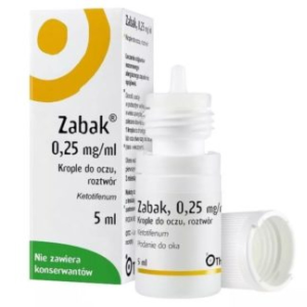 Zabak , 0.25 Mg/Ml Frasco Conta-Gotas 5 Ml Col, Sol