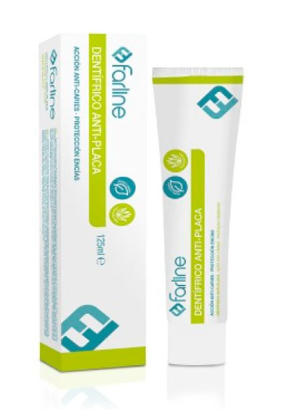 Farline Antiplaca Pasta De Dentes Menta 125Ml