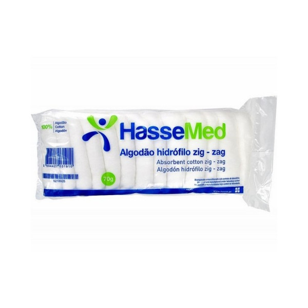 Algodão Hidrofilo Zig Zag Hassemed  70G