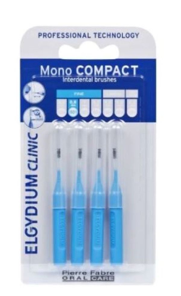 Elgydium Clinic Escovilhões Mono Compact Azul 0,8mm
