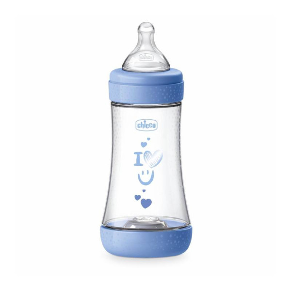 Chicco Biberão Perfect5 Azul +2M 240Ml