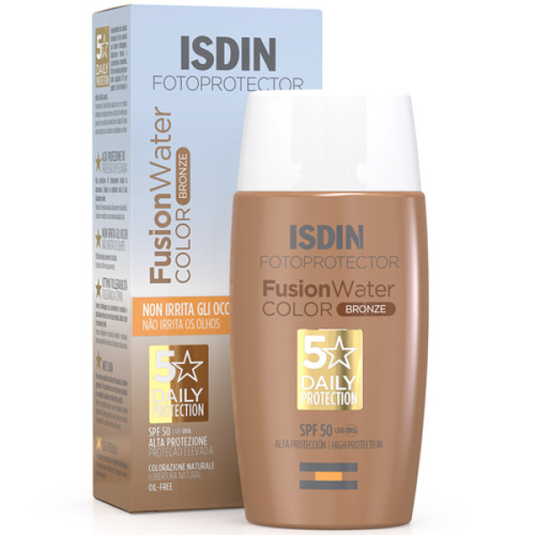 ISDIN Protetor Solar Fotoprotector Fusion Water Color Bronze FPS50+ 50ml