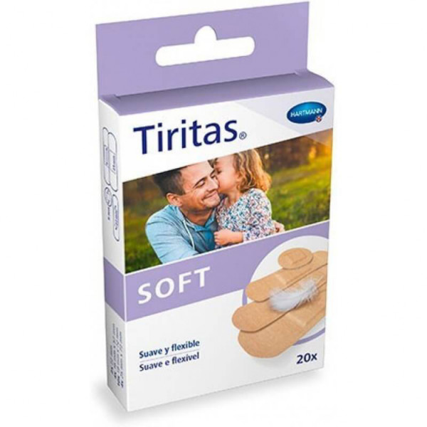 Tiritas Soft 4 tamanhos x20 pensos