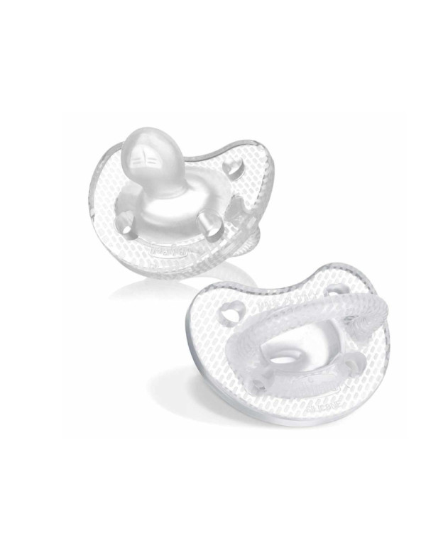 Chicco Chupeta Physio Crystal  6-16M X2 Unidades
