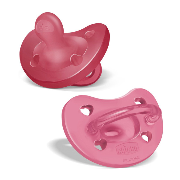 Chicco Chupeta Physio Soft Rosa 16-36M x 2 Unidades