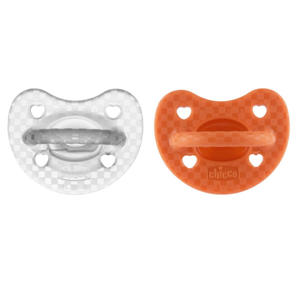 Chicco Physioforma Luxe Laranja 16-36M X2 Chupetas