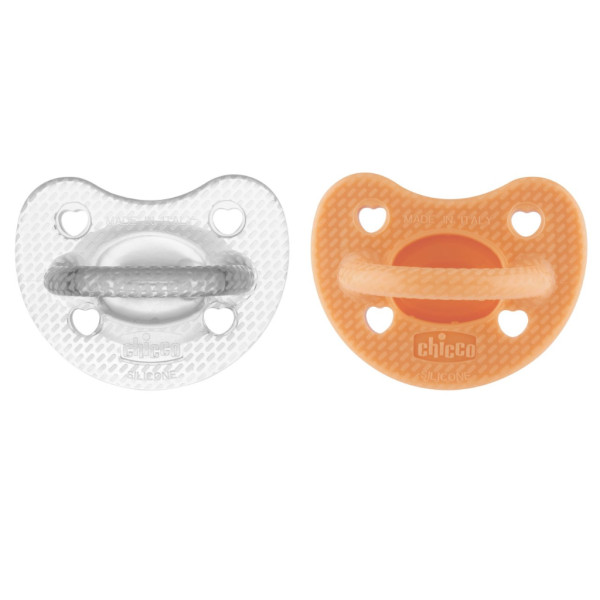 Chicco PhysioForma Luxe Laranja 6-16M X2 Chupetas