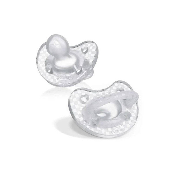 Chicco Chupeta Physio Crystal 2-6M x2 unidades