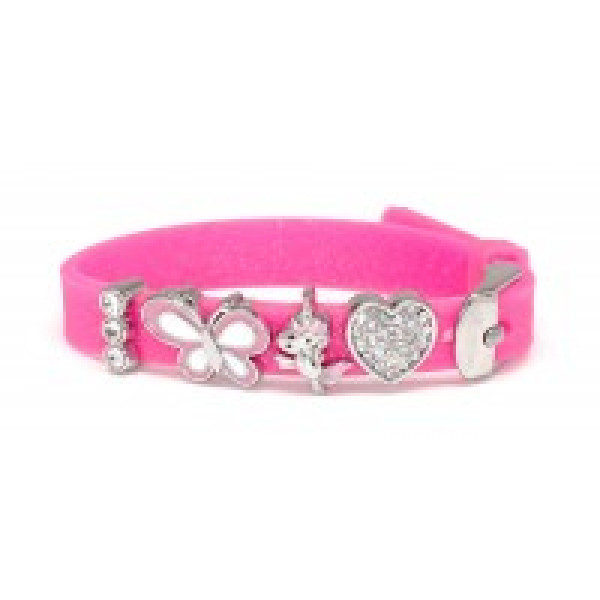 Biojoux Pulseira Rosa Silicone Criança BJB007