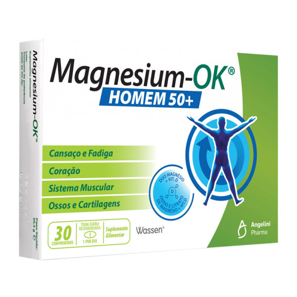 Magnesium-Ok Homem 50+ x30 comprimidos