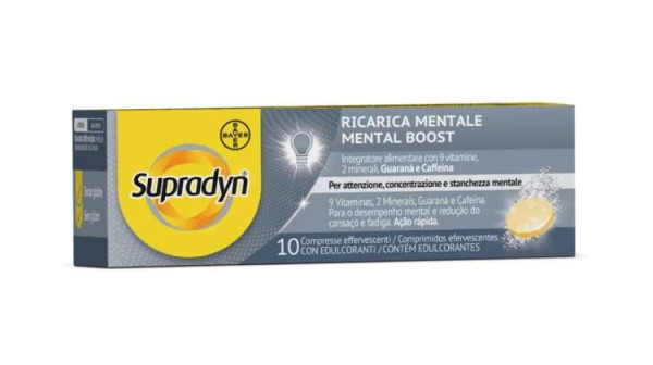 Supradyn Mental Boost X10 Comprimidos Efervescentes