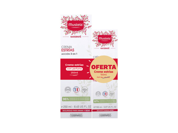 Mustela Maternidade Creme Estrias 250Ml+ Oferta Creme 150Ml