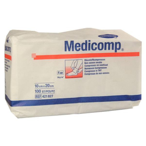 Medicomp Compressa 10x20cm x100 unidades