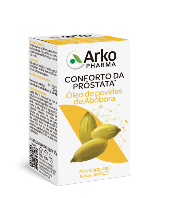 Arkocápsulas Óleo de Pevides de Abóbora BIO 50 Cápsulas