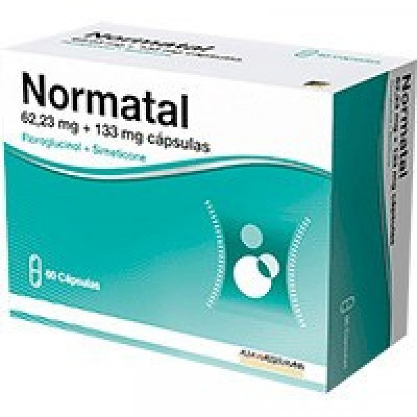 Normatal, 62,23/133 Mg x60 Cápsulas