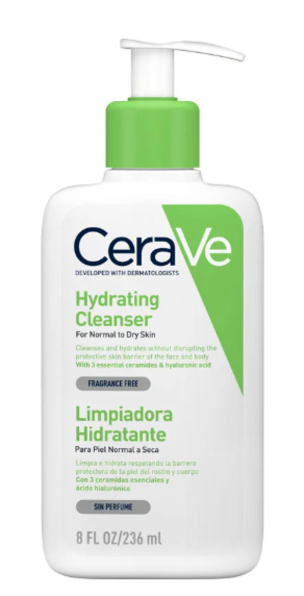 CeraVe Creme Hidratante de Limpeza Pele Normal/ Seca 473Ml