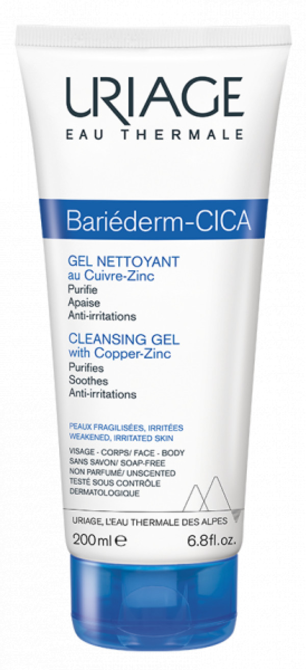 Uriage Bariéderm Cica-Gel De Limpeza 200Ml