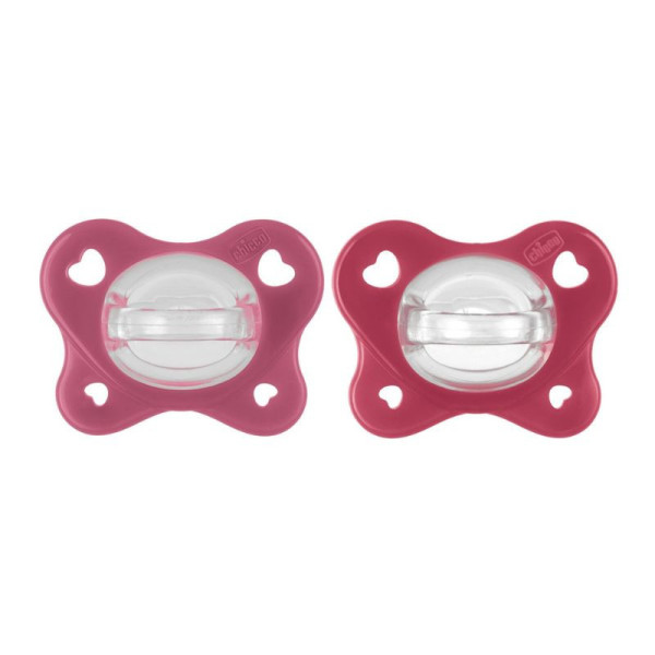 Chicco Chupetas Physioforma Dual Soft Rosa 16-36M