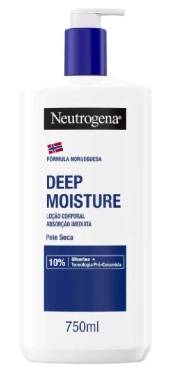 Neutrogena Loção Corporal Hidratação Profunda Pele Seca 750Ml