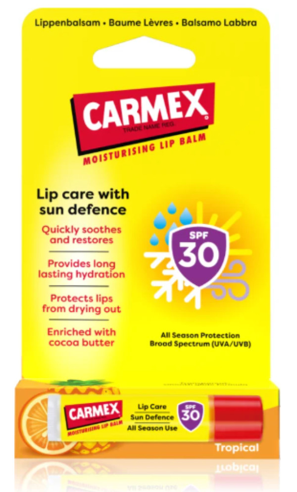 Carmex Stick Hidratante Labial Spf30 Tropic 4,25G