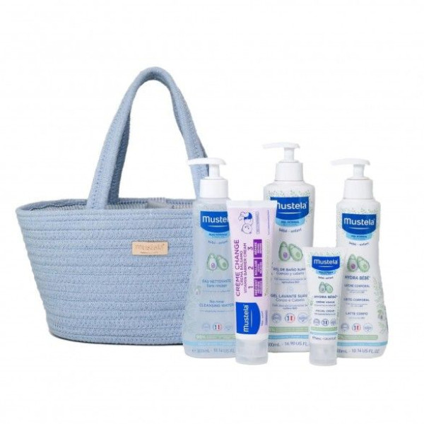 Mustela Bebé Cesta Essenciais Azul