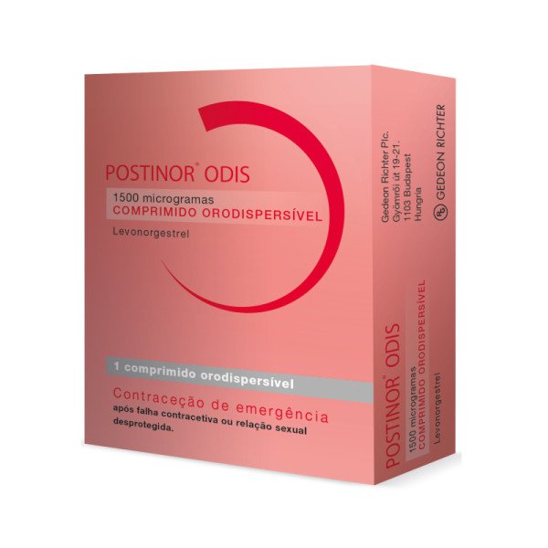 Postinor Odis 1,5 mg Comprimido Orodispersível