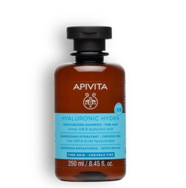 Apivita Hyaluronic Hydra Champô Cabelos Finos 250ml