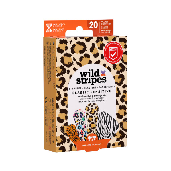Wild Stripes Classic Sensitive Pensos Animal x20 Unidades