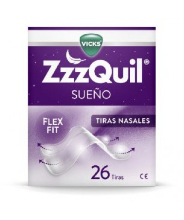 Zzzquil Sono Tiras Nasais X26 Unidades