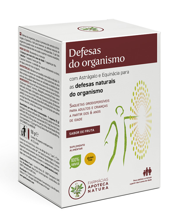 Apoteca Natura Defesas Organismo X20 Saquetas