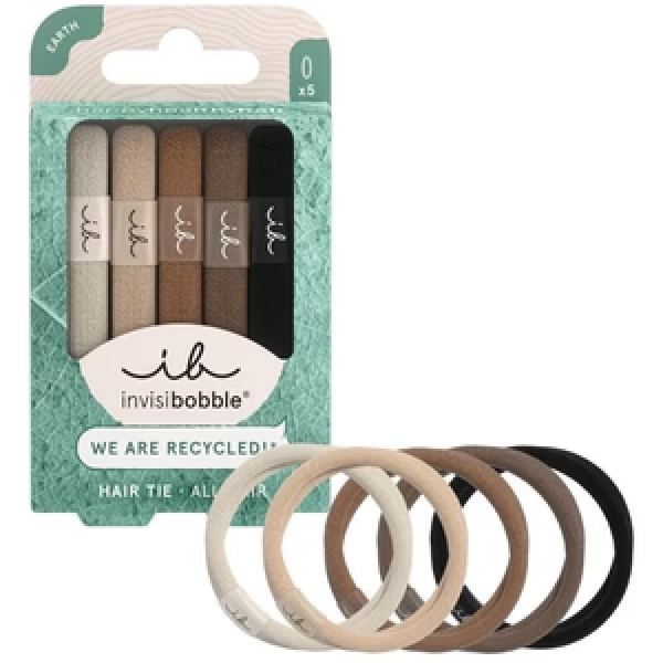 Invisibobble Ecotie Elástico Cabelo Mocha X5 Unidades