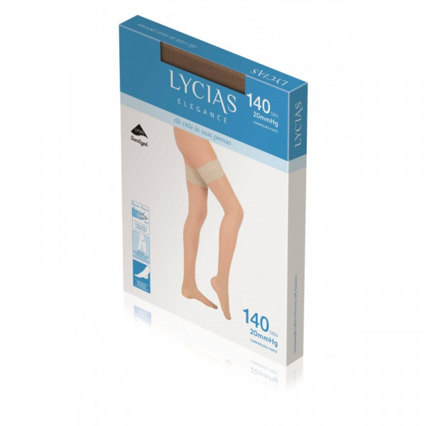 Lycias Elegance Meias de Compressão Ad 140 T4 Preto