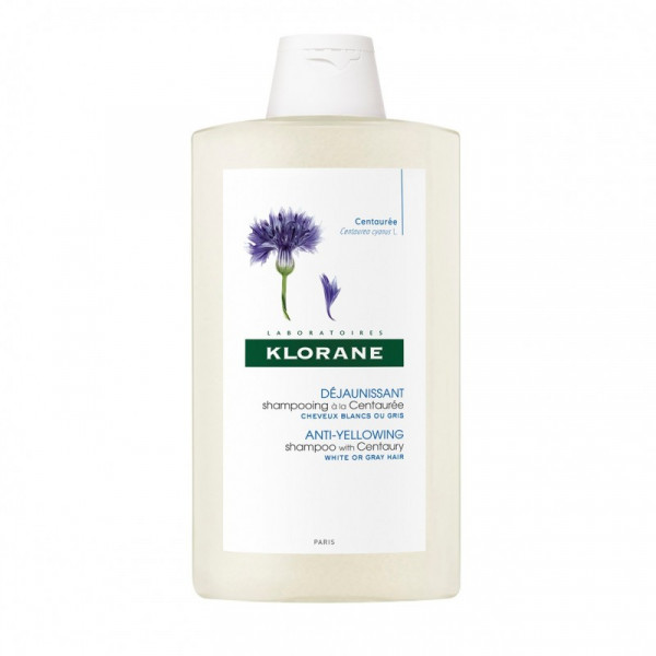 Klorane Capilar Champô Centáurea Cabelos Grisalhos 400Ml