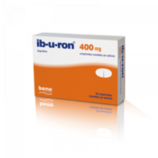 Ib-U-Ron, 400 Mg X 20 Comprimidos Revestidos
