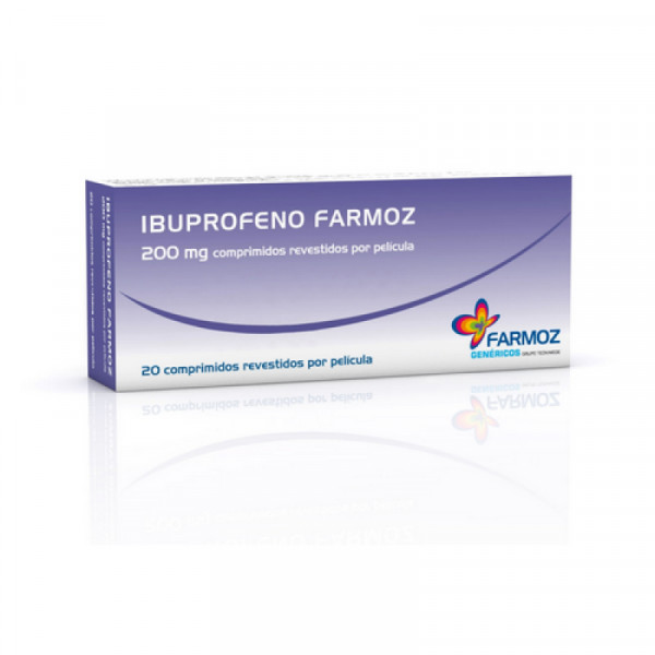 Ibuprofeno Farmoz, 200 Mg X 20 Comp Rev