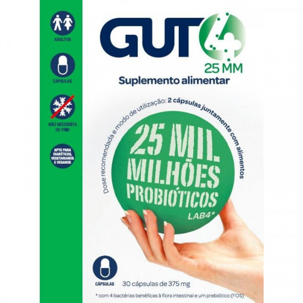 Gut4 25Mm X30 Cápsulas