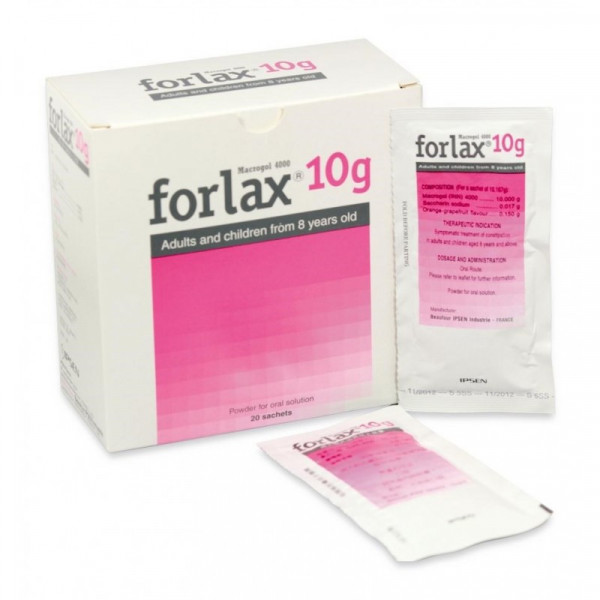 Forlax, 10 G X 20 Pó Solução Oral Saquetas