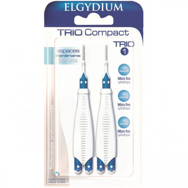 Elgydium Clinic Escovilhões Largos Trio Compact 2 Unidades