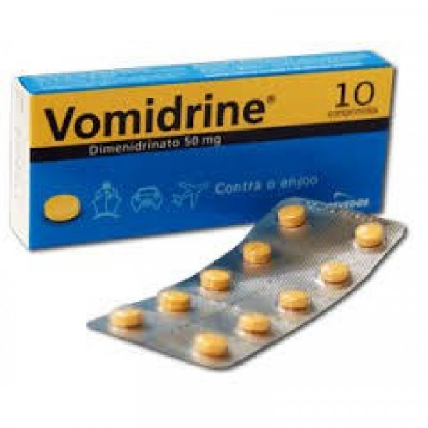 Vomidrine, 50 Mg X 10 Comprimidos