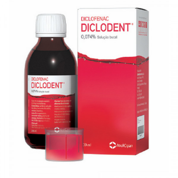 Diclodent, 0,74Mg/Ml-100Ml X 1 Solução Bucal Frasco