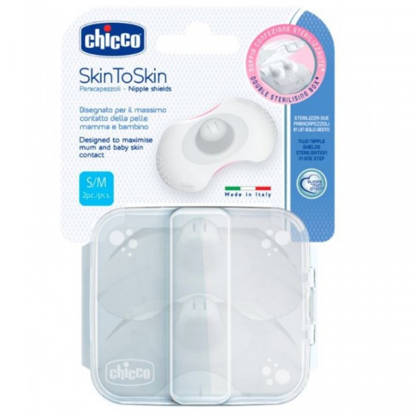 Chicco Protetor Mamilo Silicone S-M