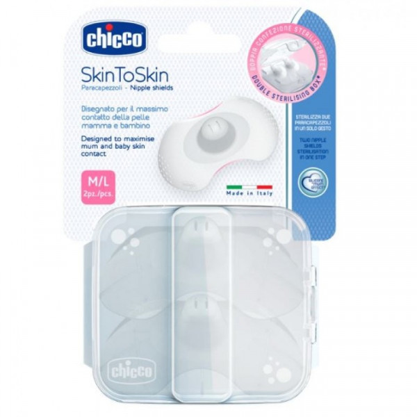 Chicco Protetor Mamilo Silicone M-L