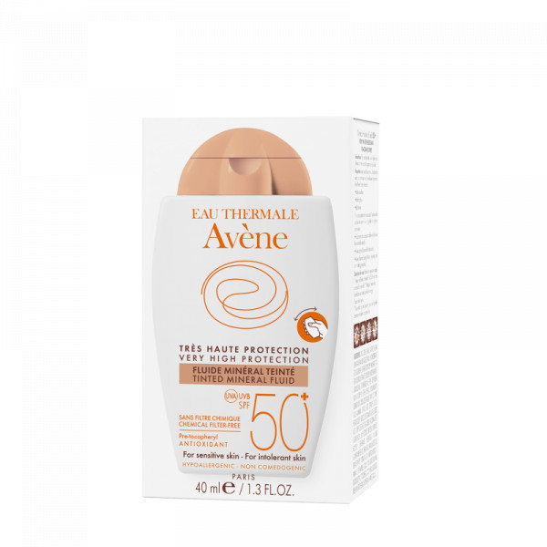 Avène Protetor Solar Mineral Fluido c/ Cor SPF50+ 40Ml