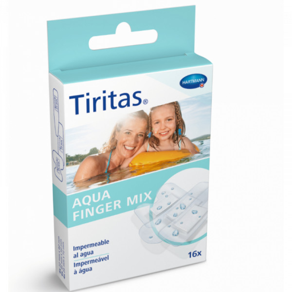 Tiritas Aqua Finger Mix Penso 3T X 16