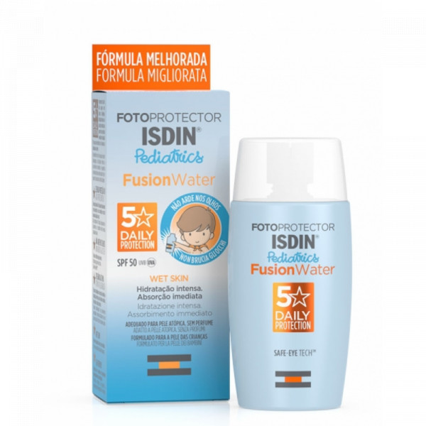 ISDIN Protetor Solar Fotoprotetor Pediátrico Fusion Water Spf50 50Ml