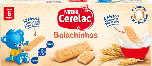Cerelac Bolachinhas Para Bebé +6 Meses Saquetas 180 Gr