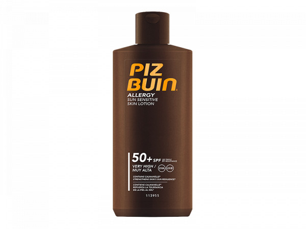 Piz Buin Allergy Loção Protetor Solar Pele Sensível Ao Sol FPS50+ 200 ml